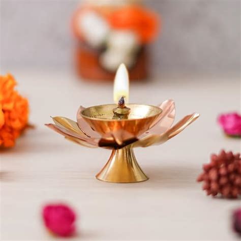 Buy Collectible India Ganesha Diya Oil Lamp - Diwali Diya for Puja ...