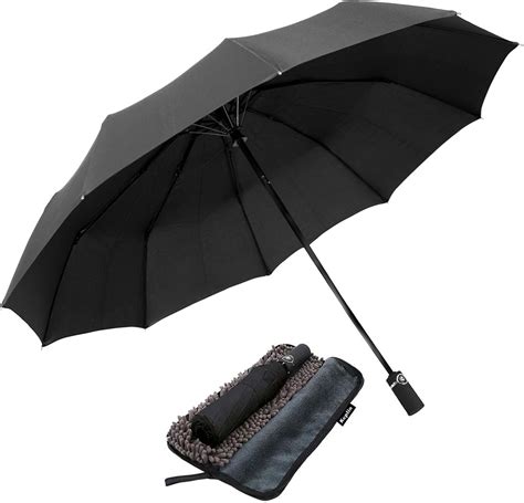 Buy KEPLIN Folding Travel Umbrella, Automatic Open & Close Ergonomic ...