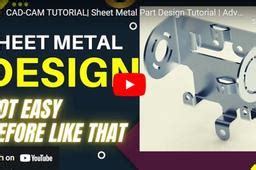 Image result for Sheet Metal CAD CAM Tutorial