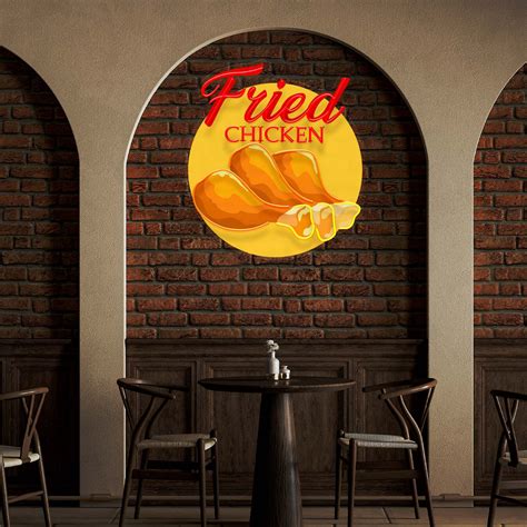 Custom Fried Chiken Neon Sign Light Artwork – The MB Store