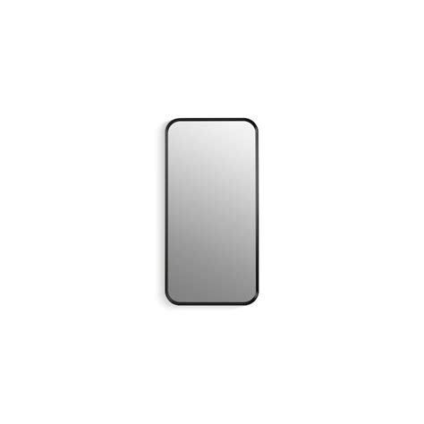 KOHLER Verdera 15-in x 30-in Surface/Recessed Mount Matte Black ...