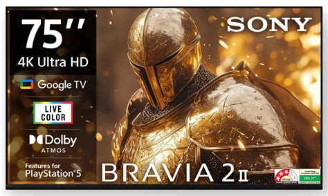 Sony 189 cm (75 inches) BRAVIA 2M2 Series 4K Ultra HD Smart LED Google ...