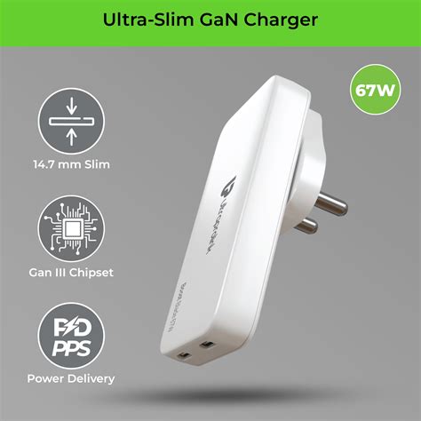 Boost Blade 67 Ultra-Slim 67W GaN Travel Charger UM1200C – UltraProlink