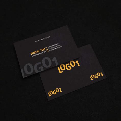 Business Card Design Black Background 的图像结果