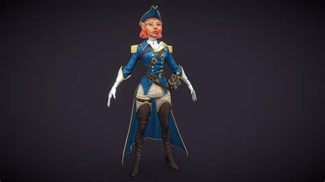 Captain Amelia (treasure planet) - 3D model by myhalchuk2000 [0d99013 ...