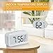 Buy Digital Alarm Clock,Battery Operated Small Desk Clocks,with Date ...