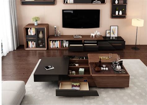 Dark Wood Coffee Table And Tv Stand Set at Hunter Wang blog