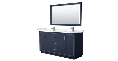Wyndham Collection WCF111166DBNC2UNSM58 Icon 66" Free Standing Double ...