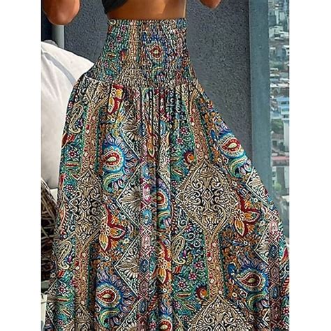 Women's Maxi long Dress Casual Dress Swing Dress Summer Dress Boho ...