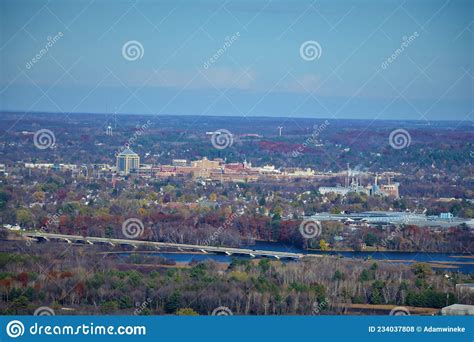 City of Wausau from Rib Mountain State Park Stock Photo - Image of park ...