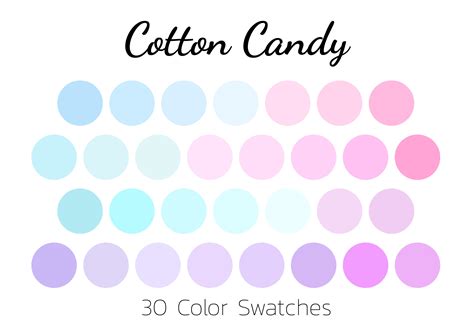 The Color Palette, Color Swatches,Candy Grafika przez Rujstock ...