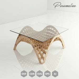 Buy Parametric Coffee Table Waffle 01, CNC Plans , DXF Files for Laser ...