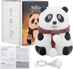 FreshDcart Silicone Panda Touch Lamp Night Light Rechargeable Silicone ...