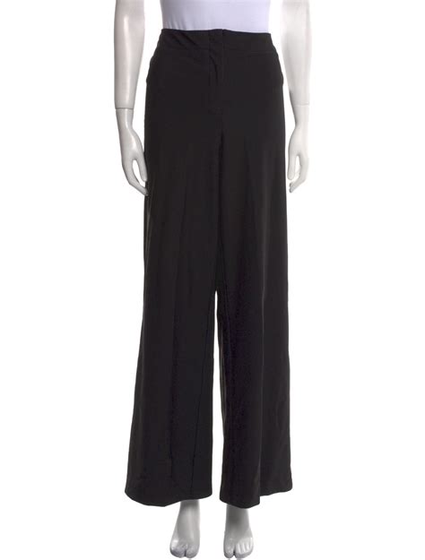 Christian Siriano Wide Leg Pants - Black, 11.5" Rise Pants, Clothing - CHN23570 | The RealReal