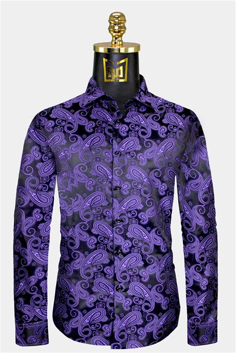 Mens Purple Shirt