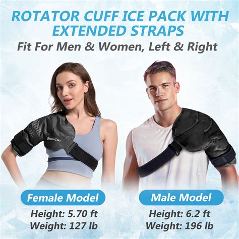 Snapklik.com : Shoulder Ice Pack Rotator Cuff Cold Therapy, Reusable ...