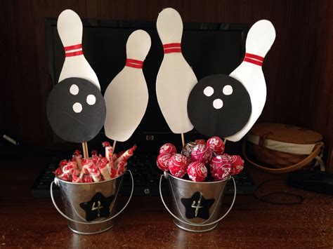 Bowling Party Centerpieces | Bowling Party Decorations