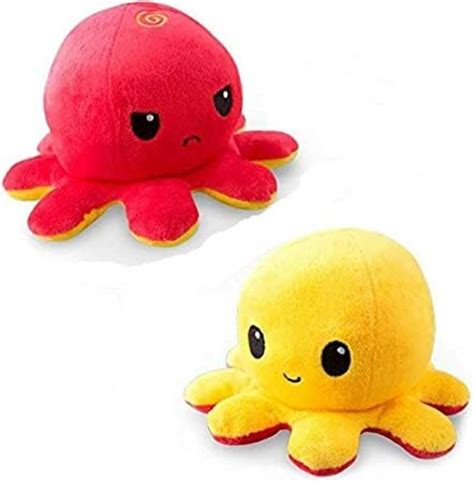Instella Ultra Soft Flippable Octopus Soft Toy for Kids. Double Sided ...