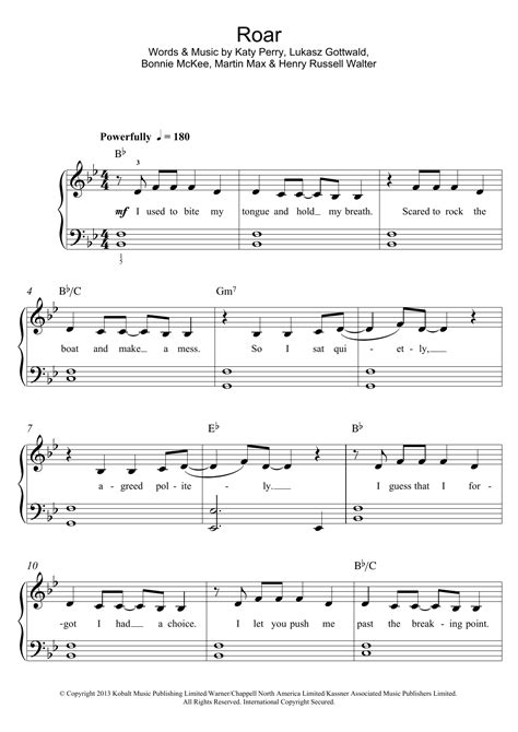 Roar Katy Perry Ukulele Chords