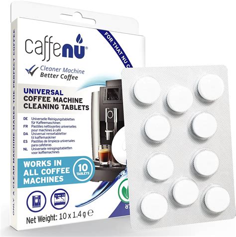 Amazon.com: Caffenu | Coffee Machine Cleaner Tablets | 10 x 0.04 oz ...
