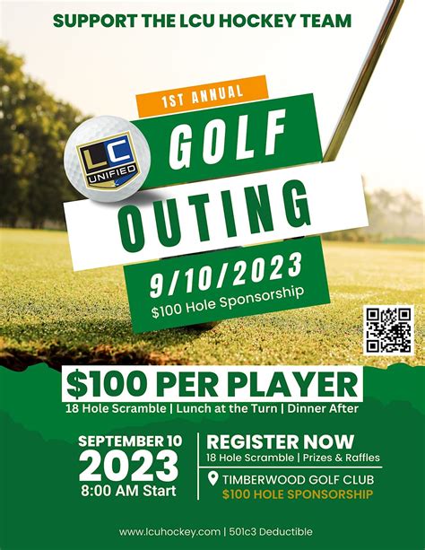 LCU Hockey - 1st Annual Golf Outing, Timberwood Golf Club, Ray, 10 ...