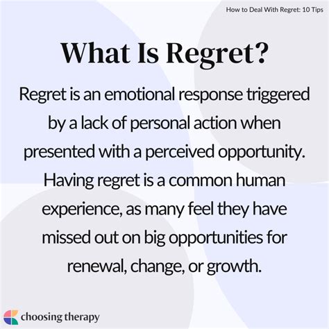 How To Stop Feeling Regret