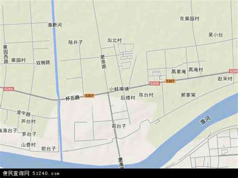 小蚌埠镇地图 - 小蚌埠镇卫星地图 - 小蚌埠镇高清航拍地图 - 便民查询网地图