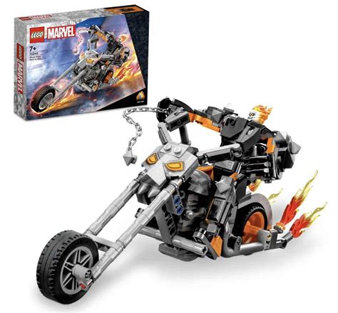 LEGO Marvel Ghost Rider Mech&Bike 76245 Building Toy Set (264 Pcs ...