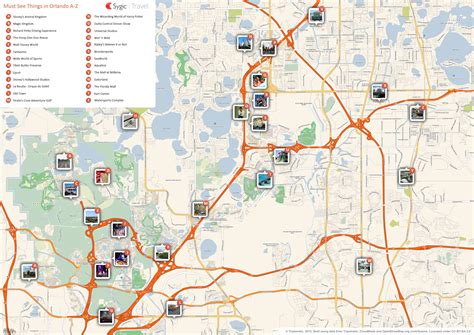 Printable Map Of Orlando Florida