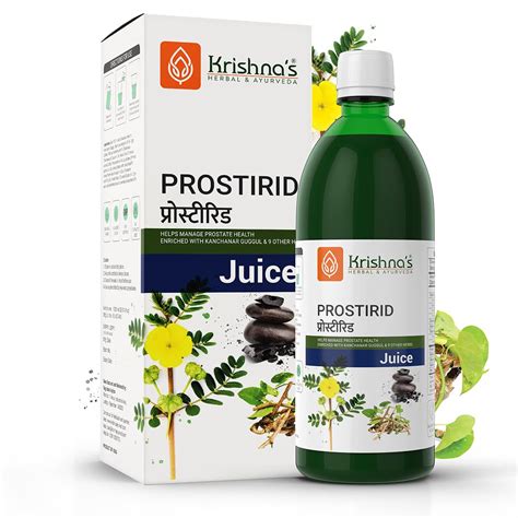 Buy KRISHNA'S HERBAL & AYURVEDA Prostirid Juice, Enriched With 9 Other ...