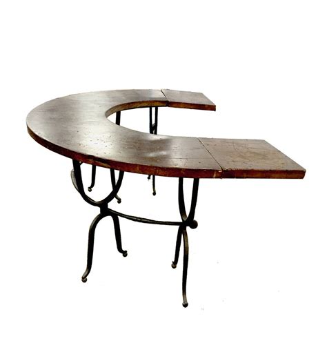 Unusual Semi-Circle Hunt Table for Wine Testing For Sale at 1stDibs ...