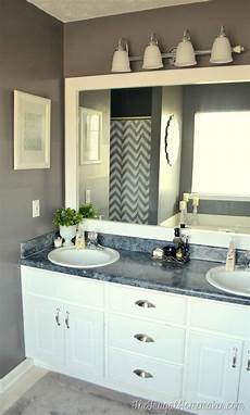 Where To Buy Bathroom Mirrors by How To Frame Out That Builder Basic Bathroom Mirror For Where To Buy Bathroom Mirrors