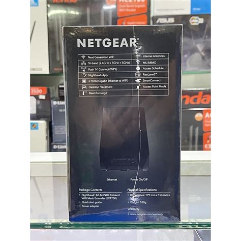 NETGEAR EX7700 AC2200 NIGHTHAWK X6 TRI-BAND WIFI MESH EXTENDER - krieng ...