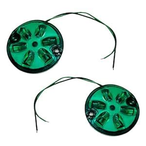 APSMOTIV 24V Round Led Bus Tail Lights 6 LED Submersible Truck Trailers ...