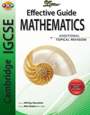 Buy IGCSE Effective Guide Additional Mathematics (A Complete Revision ...