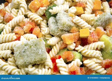 Frozen Pasta stock photo. Image of ready, macro, pasta - 51834850