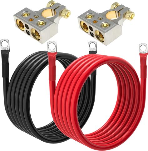 Amazon.com: 6 AWG Battery Cable 6 Gauge Battery Wires with 5/16 ...