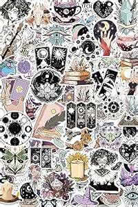 Spooky Witchy Kindles Water Bottle Stickers, 100 Pcs Waterproof Vinyl ...