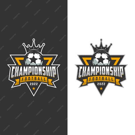 Football logo icon design sports badge template vector illustration ...