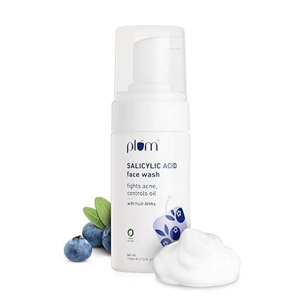 Plum 1% Encapsulated Salicylic Acid Foaming Face Wash with Glycolic ...