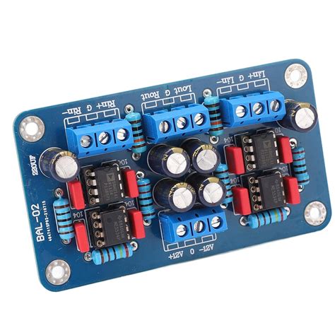 XLR To Unbalanced Preamplifier Board, High Conversion Efficiency Small ...
