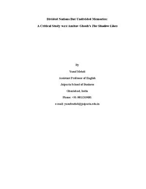 Tonight I can write - Summary English Literature. A Short History ...