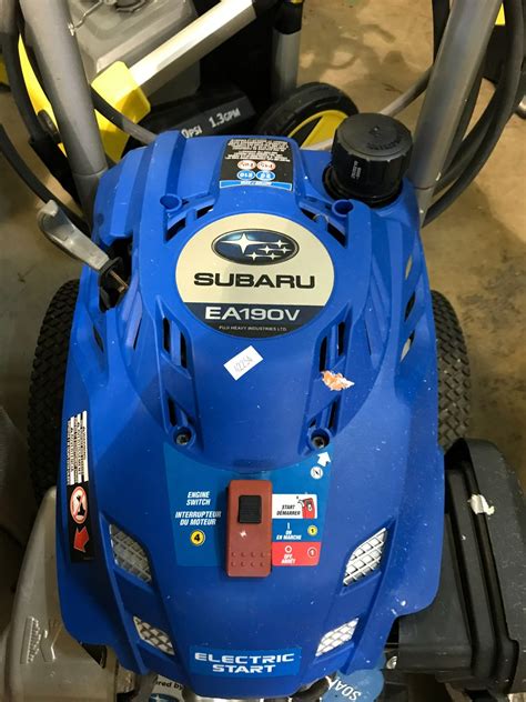 *TESTED WORKING* SUBARU POWERSTROKE EA190V GAS PRESSURE WASHER WITH ...