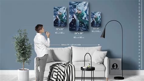 Wintry Resolve Amid Falling Snow Metal Wall Poster