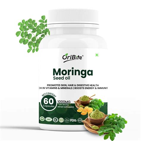 Moringa Seed Oil Capsules for Energy & General Wellness – Oribite