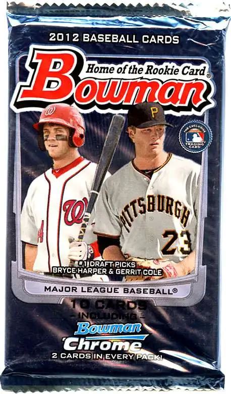 MLB Topps 2012 Bowman Baseball Trading Card Pack 10 Cards - ToyWiz