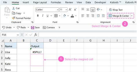 Textsplit Returns Spill Error Message 的图像结果