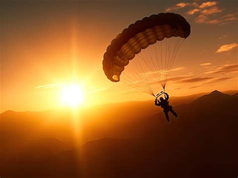 Parachuting Sunset 的图像结果
