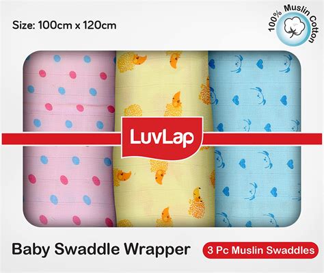 Buy Candy Mento Cotton Extra Soft Muslin Swaddle Wrap for New-Born Baby ...
