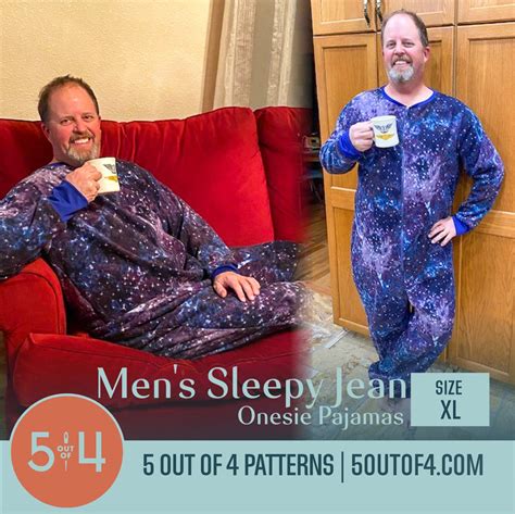 Men's Sleepy Jean Onesie Pajamas - 5 out of 4 Patterns